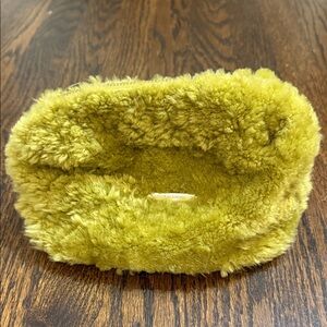 Nour Hammour fuzzy zippered pouch